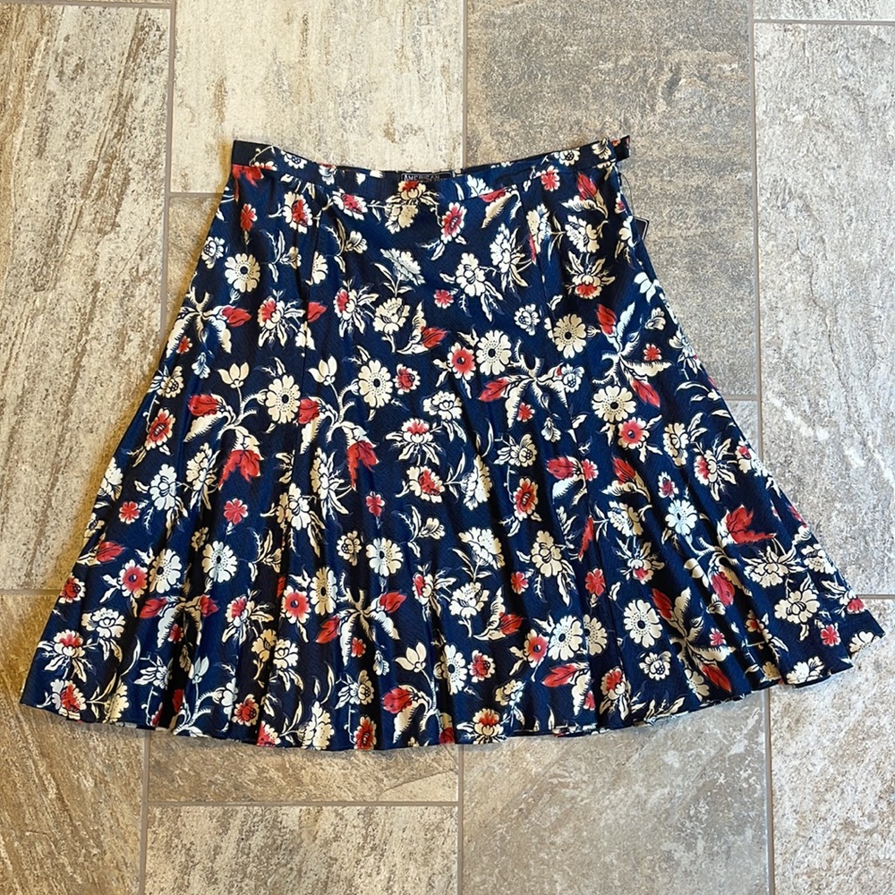 NWT American Living Floral Full Skirt